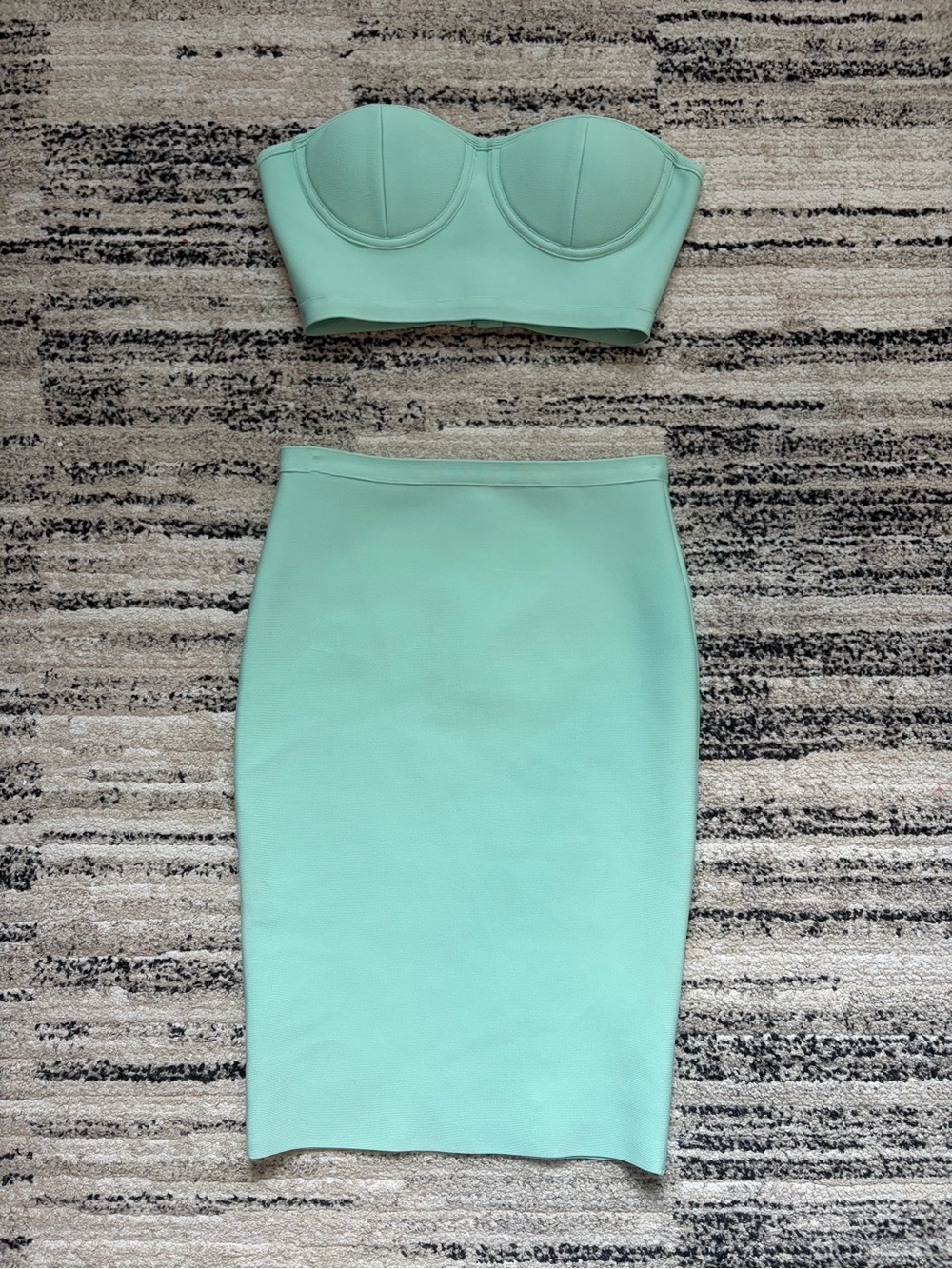 Hot Miami Styles 2 Piece Mint Green Set